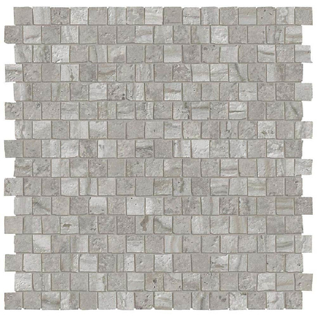 Travertine Mosaic Nativa Vena Lux Mattoncino 12" x 12" 3/8"