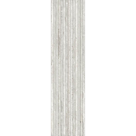 Travertine Mosaic Nativa Falda Lux Listellato Vena 6"X48" 3/8"