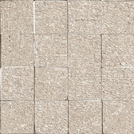 Italian Porcelain Mosaic Terra Crea Corda 12"X12" tessere 3"X3"