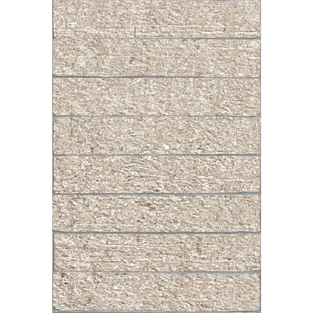 Italian Porcelain Mosaic Terra Crea Corda 8"X12" 3/8"