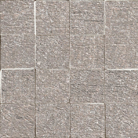 Italian Porcelain Mosaic Terra Crea Limo 12"X12" tessere 3"X3"