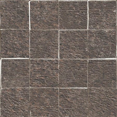 Italian Porcelain Mosaic Terra Crea Pomice 12"X12" tessere 3"X3"