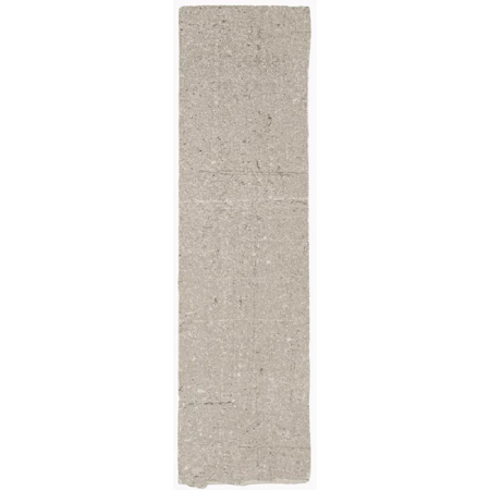 Italian Porcelain Tile Terra Crea Corda Spakko 4"X24" 3/8" Natural