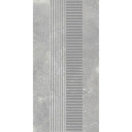 Italian Porcelain Mosaic Carrière du Kronos Gent Texture Mix 2" x 16" 3/8" Natural