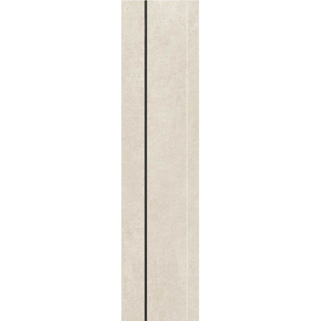 Italian Porcelain Mosaic Prima Materia Cenere Sunset 3D 12"X48" 3/8" Natural