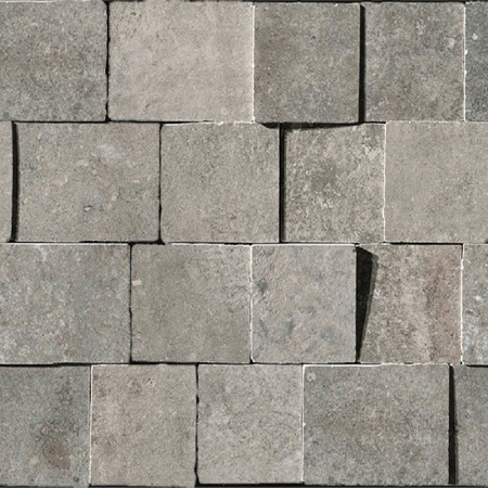 Italian Porcelain Mosaic Le Reverse Taupe Muro 3D 11 1/2"X13"