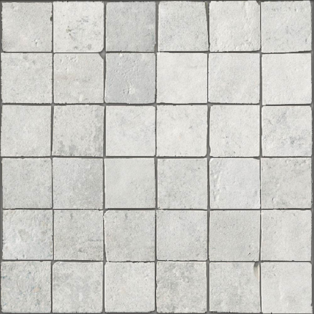 Italian Porcelain Mosaic Le Reverse Opal 12" x 12" 3/8" Natural