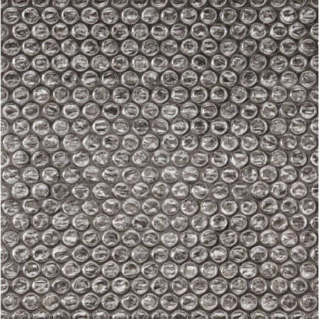 Pluriball Black 8”x8” 3/8" Glossy Porcelain Tile