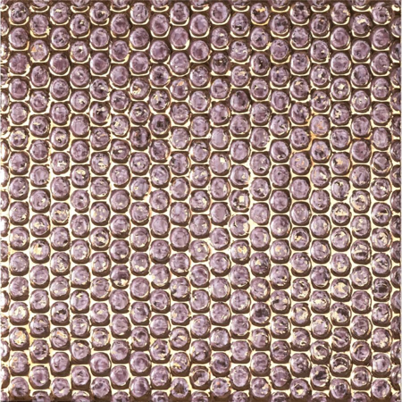 Pluriball Lilac Décor Platino 8”x8” 5/16" Glossy Porcelain Tile