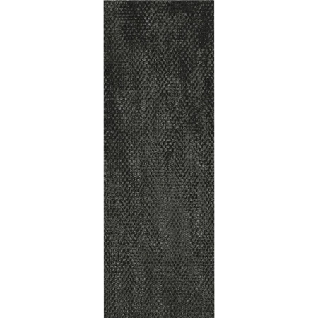Camp Army Black 4”x12” 1/4" Canvas Porcelain Tile