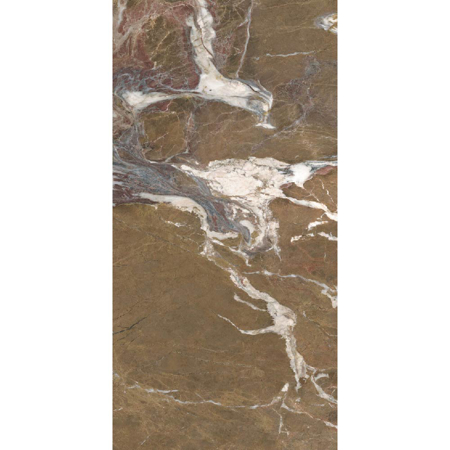 Italian Porcelain Tile Brown Fusion 15" x 30" 1/4" Polished