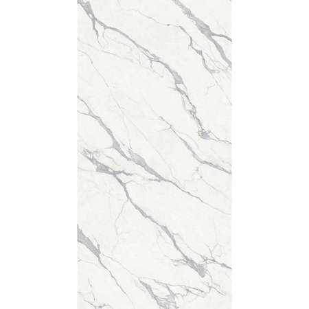 Italian Slab Statuario Supremo Face B 64” x 128” 3/4" Porcelain FullVein Soft 3D