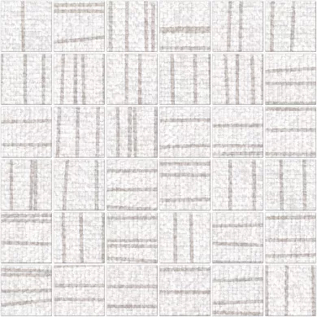 Mosaic Yoku White 12"x12" Natural Finish