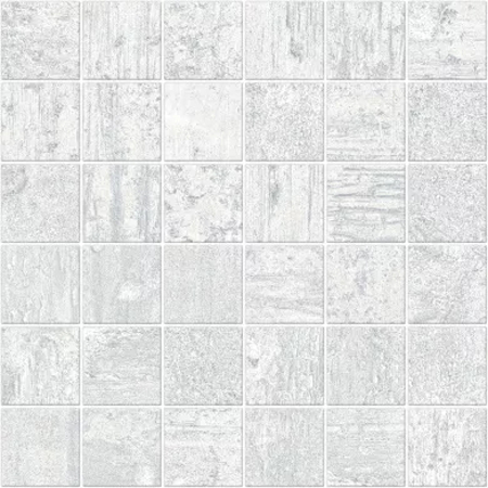 Mosaic Erosion White 12"x12" Semi-Polished Finish