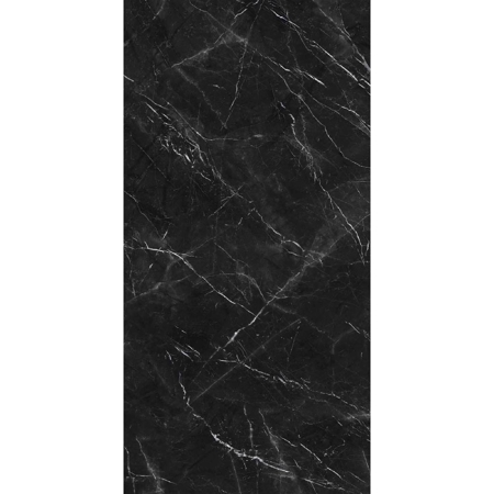 Italian Slab Marquinia Black Face A 64” x 128” 3/4" Porcelain Lux