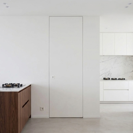 Invisible Flush Door Frame System INFINII X44, 30" x 80" Universal