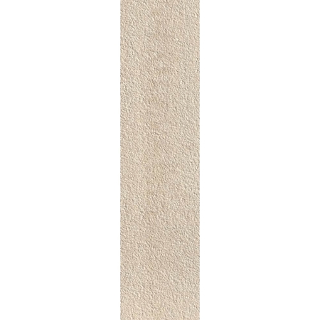 Granity Air Porcelain Tile, 6" x 24", 3/8″, Cream Bush-Hammered