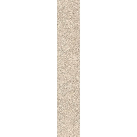 Granity Air Porcelain Tile, 4" x 24", 3/8″, Cream Bush-Hammered