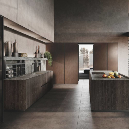 Classic Italian Wood Kitchen Bluna Legno
