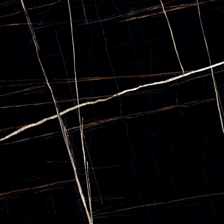 Sahara Noir 48" x 48" Glossy Black Porcelain Tile