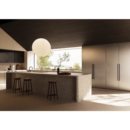 Legnori Contemporary Stone & Metal Italian Kitchen