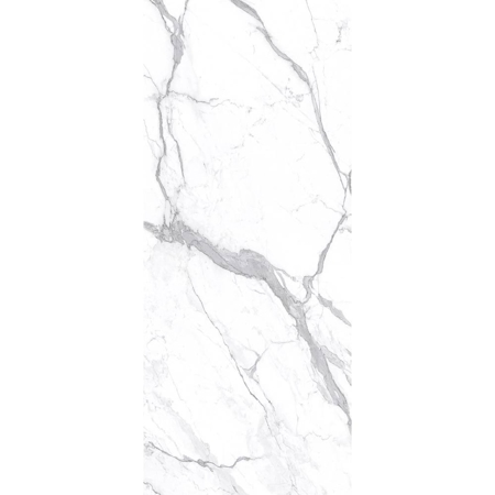 Large Format Italian Slab Statuario Extra 64" x 128" 1/2" Lappato Matt