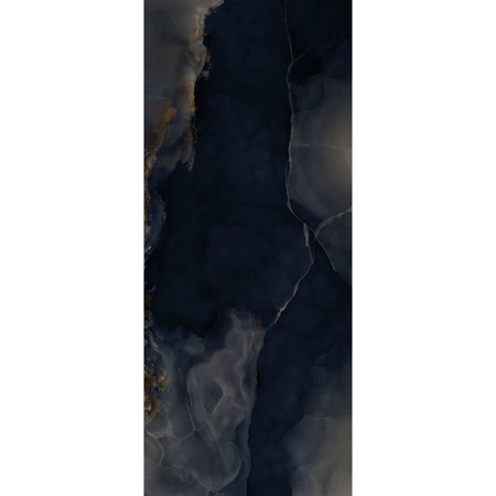 Large Format Italian Slab Onyx Black 64" x 128" 1/2" Glossy