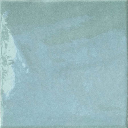 Terre Lustrate Celeste 6" x 6", 3/8" Polished Ceramic Tile