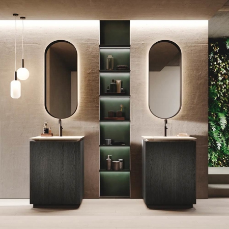 Italian Freestanding Bathroom Vanity Bluna Slide