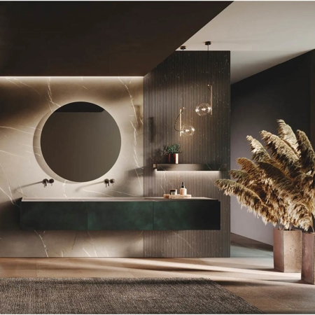 Luxury Wall Mounted Bathroom Vanity Scava Metal 4.0