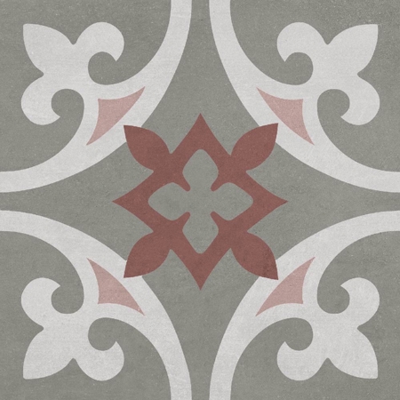 Classics Egeo Grey 9" x 9", 3/8" Matt Porcelain tile