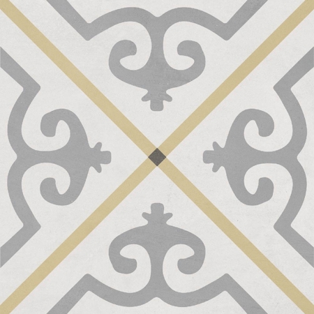 Classics Liguria White 9" x 9", 3/8" Matt Porcelain tile
