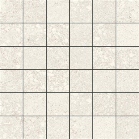 Non-Slip Mosaic Ronda Ivory 12" x 12", 3/8" Natural Porcelain Tile