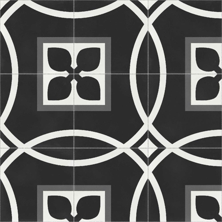 Vienna Secession 24" x 24", 3/8" Natural Porcelain Tile