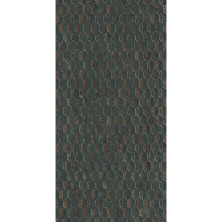 Steel Green Stamping 20" x 40", 3/8" Natural Porcelain Tile