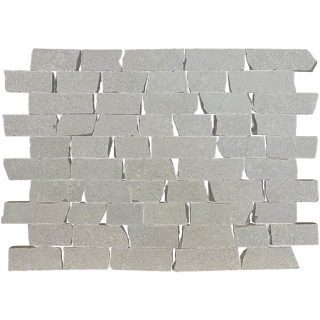Mosaic Broken Ciment Grey 12" x 11", 3/8" Natural Porcelain Tile