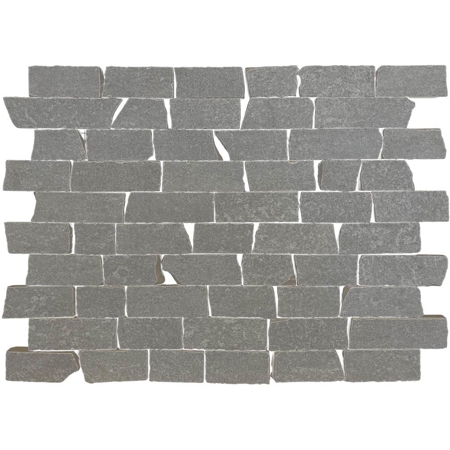 Mosaic Broken Ciment Ash 12" x 11", 3/8" Natural Porcelain Tile
